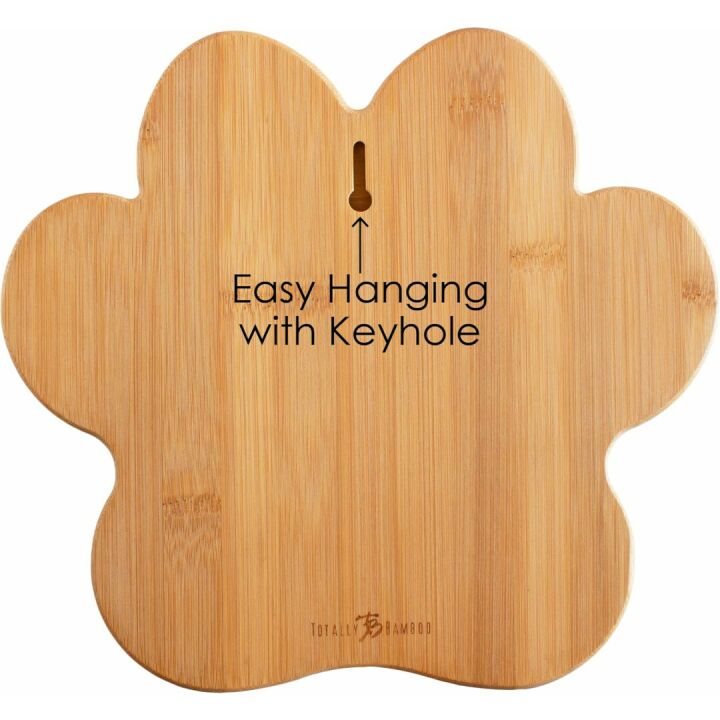 Paw Shaped Bamboo Cutting Board for Pet Lovers