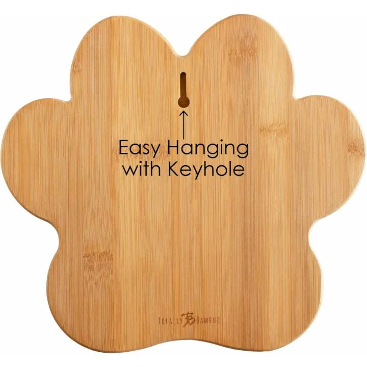 Paw Shaped Bamboo Cutting Board for Pet Lovers