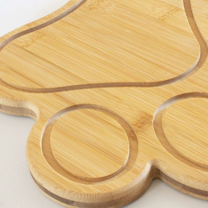 Paw Shaped Bamboo Cutting Board for Pet Lovers
