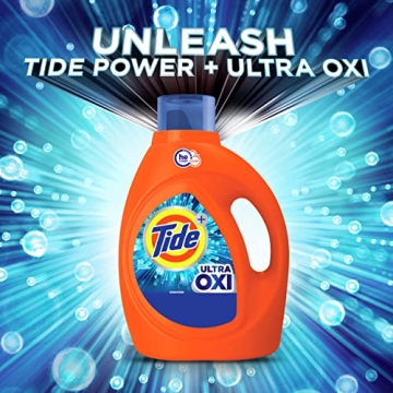 Tide Ultra Oxi Liquid Laundry Detergent, HE Compatible