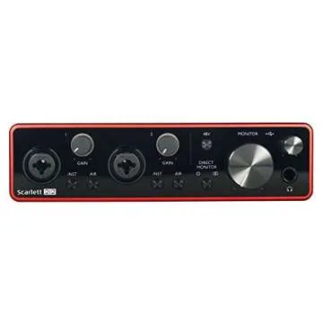 Focusrite SCARLETT 2I2 3rd Gen 192KHz USB Audio Interface w/ Pro Tools First