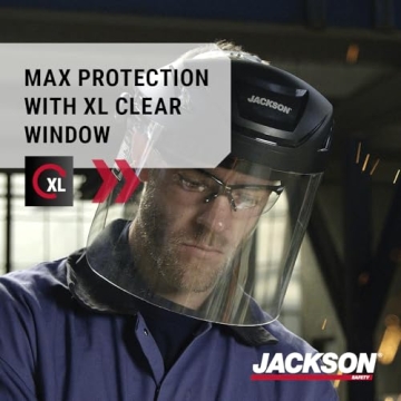Jackson Safety F4XP Face Shield with Adjustable Headgear