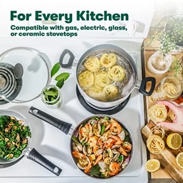 Bella 21-Piece Nonstick Cookware Set for All Stovetops