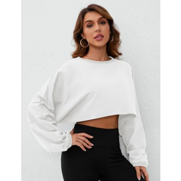MISSACTIVER Vintage Oversized Crop T-Shirt for Women