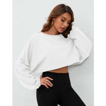 MISSACTIVER Vintage Oversized Crop T-Shirt for Women