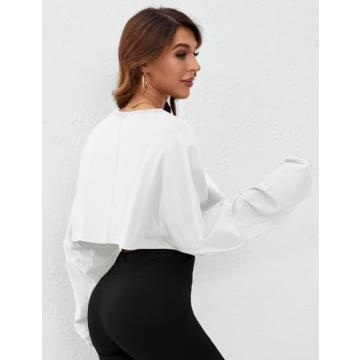 MISSACTIVER Vintage Oversized Crop T-Shirt for Women