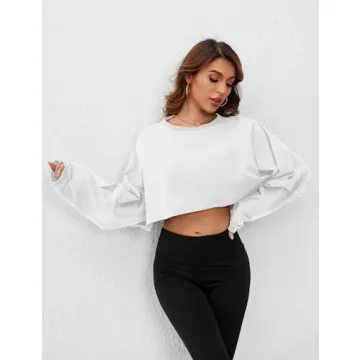 MISSACTIVER Vintage Oversized Crop T-Shirt for Women