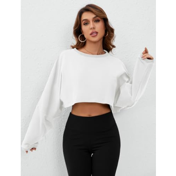 MISSACTIVER Vintage Oversized Crop T-Shirt for Women