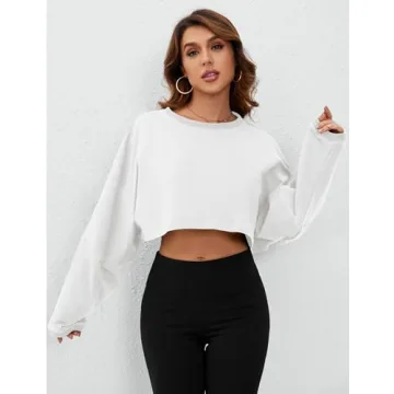 MISSACTIVER Vintage Oversized Crop T-Shirt for Women