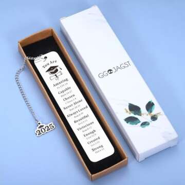 Inspirational 2025 Graduation Bookmark - Perfect Religious Gift for All Graduates
