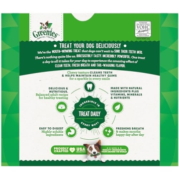 Greenies Dental Treats for Fresh Breath and Healthy Teeth
