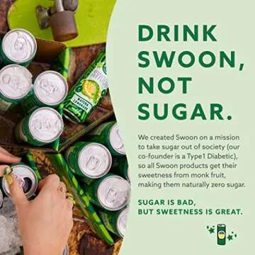 Swoon Zero Sugar Matcha Lemonade Refreshing Beverage