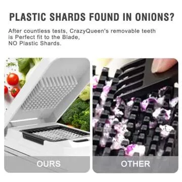 Vegetable Chopper: 10 in 1 Food Chopper - Onion Chopper Vegetable Slicer Cutter Dicer, Veggie Chopper with Container, 7 Blades, Kitchen Gadgets for Carrot Salad Garlic Potato Chopper