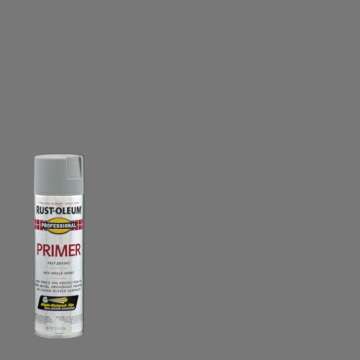 Rust-Oleum 7582838 Professional Primer Spray Paint, 15 oz, Gray Primer