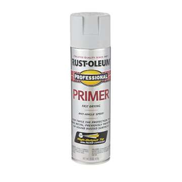 Rust-Oleum 7582838 Professional Primer Spray Paint, 15 oz, Gray Primer