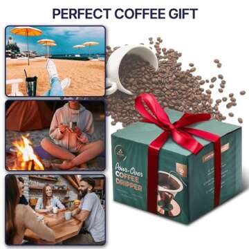 Savor Rich Coffee with ireum Stainless Steel Pour Over Maker