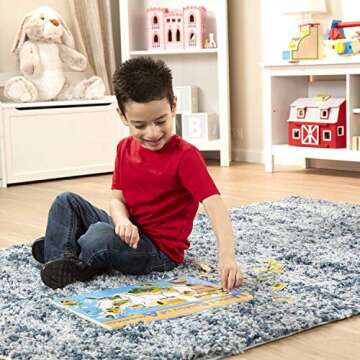 Melissa & Doug USA Map Wooden Puzzle for Kids 5 and Up