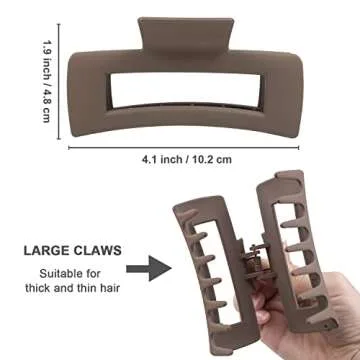 MAORULU Large Hair Claw Clips for Thick Hair