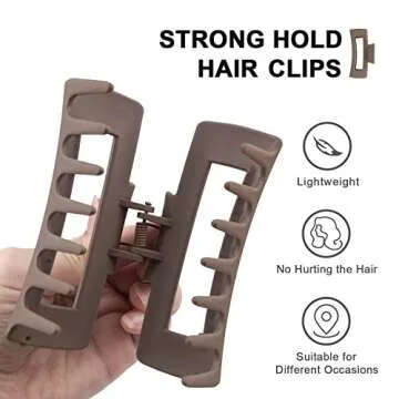MAORULU Large Hair Claw Clips for Thick Hair