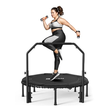 BCAN 450/550 LBS Foldable Mini Trampoline for All Ages