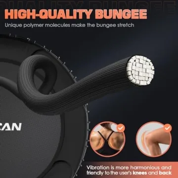 BCAN 450/550 LBS Foldable Mini Trampoline for All Ages