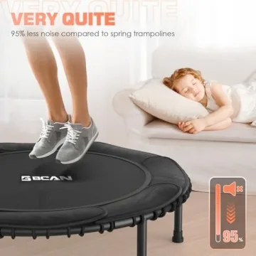 BCAN 450/550 LBS Foldable Mini Trampoline for All Ages