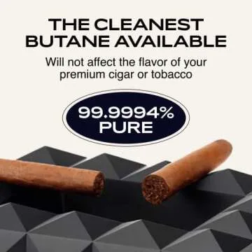 Colibri Premium Butane Fuel Refill for Lighters, 300ml (10.1fl oz) Cans, Pack of 2, Butane Torch Replacement Canisters, 99.999% Pure Butane Refill Fluid for Lighters