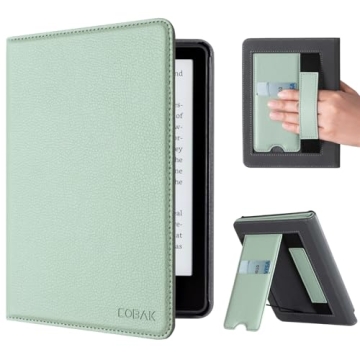 CoBak Case for Kindle Paperwhite - Durable PU Leather with Kickstand and Auto Sleep