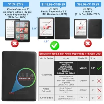 CoBak Kindle Paperwhite Case with Stand and Auto Sleep
