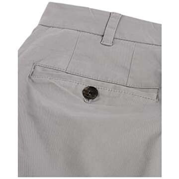 Tommy Hilfiger Men's Big and Tall Classic Fit Stretch Chino Pants, Drizzle R, 44X32