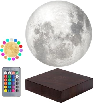 VGAzer Moon Lamp: 3D Printing Magnetic Levitating Light for Home & Office