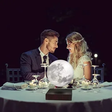 VGAzer Levitating Moon Lamp with Color Modes