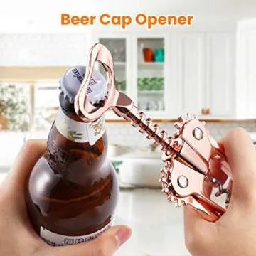 Stylish Godmorn Rose Gold Wine Bottle Opener for Any Occasion