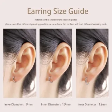 Trendy Mini Endless Hoop Earrings for Sensitive Ears