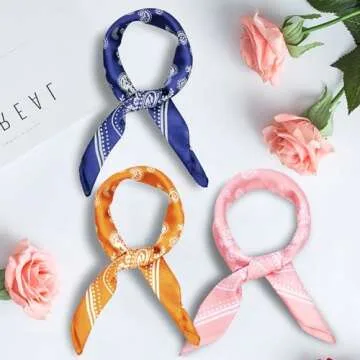 DOOBO 27.5" Satin Head Scarf for Women - Versatile Style