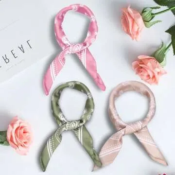 DOOBO 27.5" Satin Head Scarf for Women - Versatile Style