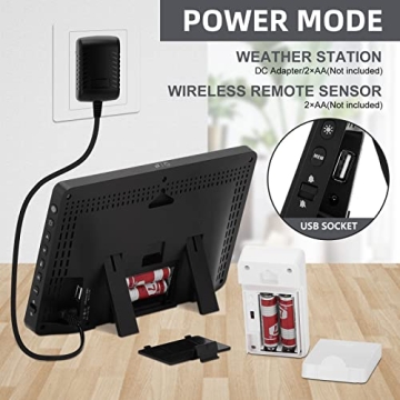 Weather Station Indoor Outdoor with Color Display