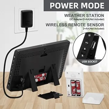 Weather Station Indoor Outdoor with Color Display