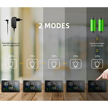 Weather Station Indoor Outdoor with Color Display