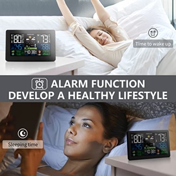 Weather Station Indoor Outdoor with Color Display