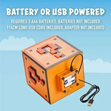 Paladone Super Mario Block Lamp for Gamers and Collectors