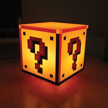Paladone Super Mario Block Lamp for Gamers and Collectors