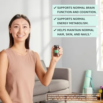 Buy Amazon Elements Vegan Biotin 5000 mcg 130 Capsules