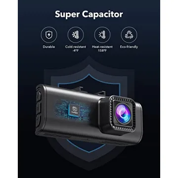 REDTIGER 4K Dual Dash Cam with GPS & WiFi