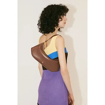 JW PEI Women's Lily Shoulder Bag in Elegant Brown