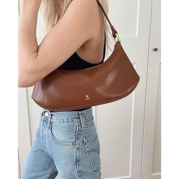 JW PEI Women's Lily Shoulder Bag in Elegant Brown