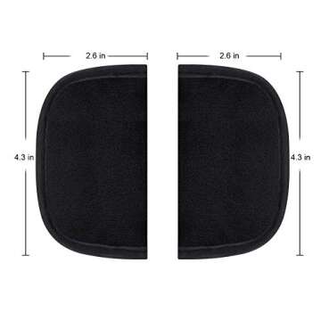 Accmor Car Seat Strap Pads for Baby Toddler Kids, Car Seat Strap Covers, Soft Car Seat Straps Shoulder Pads for All Baby Car Seats, Stroller, Pushchair, High Chair
