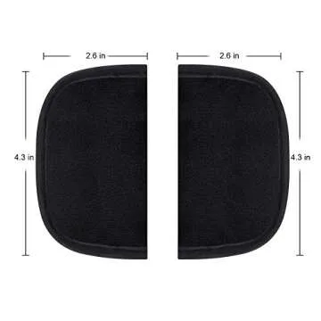 Accmor Car Seat Strap Pads for Baby Toddler Kids, Car Seat Strap Covers, Soft Car Seat Straps Shoulder Pads for All Baby Car Seats, Stroller, Pushchair, High Chair