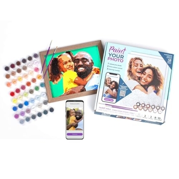 Deluxe Paint by Number Portrait Kit - Craft Your Art