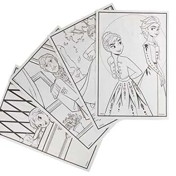 Crayola Frozen 2 Coloring Book with Stickers, Gift for Kids, 96 Pages, Ages 3, 4, 5, 6